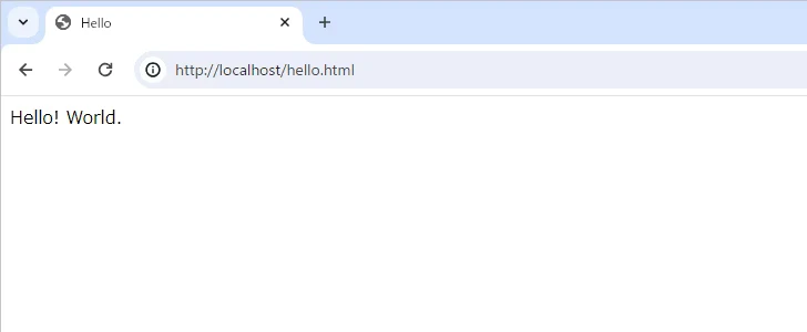 ドキュメントルートを変更する(2)