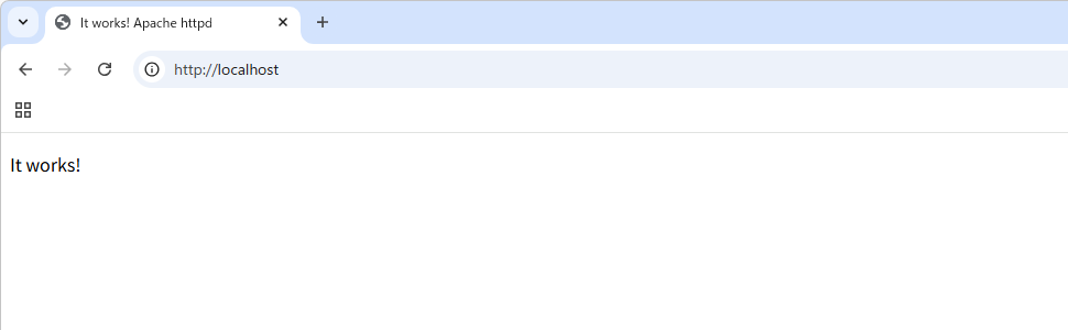Apacheを起動する(4)