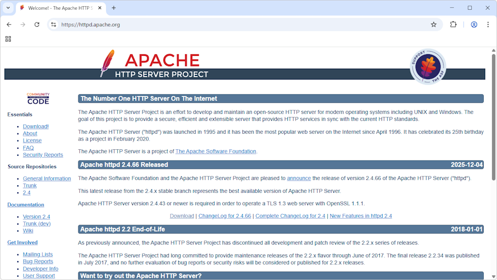日本語で書かれたApacheドキュメントを参照する(1)