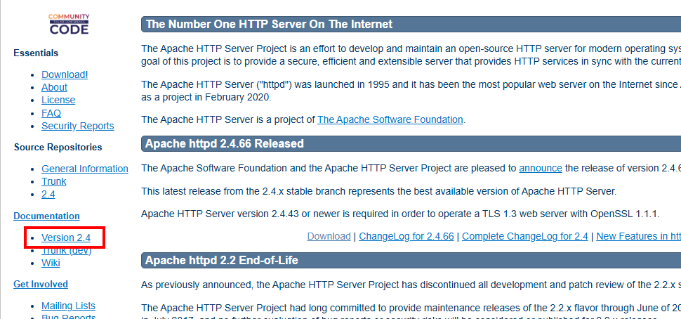 日本語で書かれたApacheドキュメントを参照する(2)