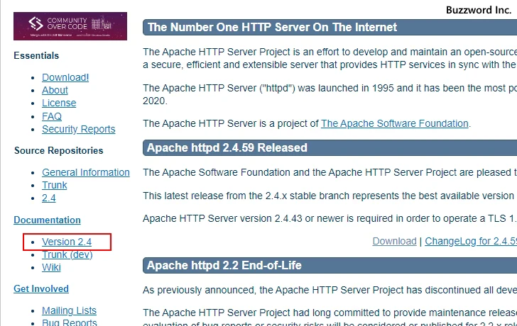 日本語で書かれたApacheドキュメントを参照する(2)