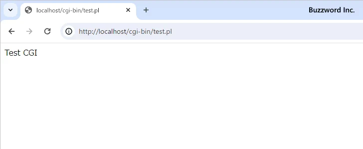 CGIが利用できるか確認する(2)