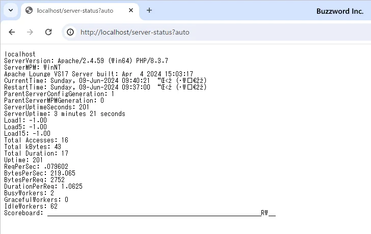 自動更新とテキストでの表示(3)