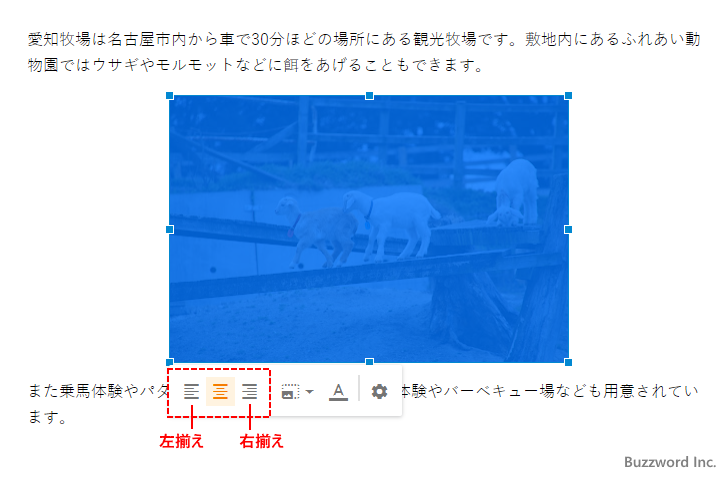 画像の右または左にテキストを回り込ませて表示する(1)