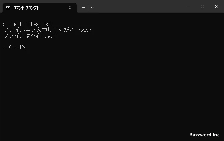 ファイルやディレクトリが存在するかどうかを調べる(4)