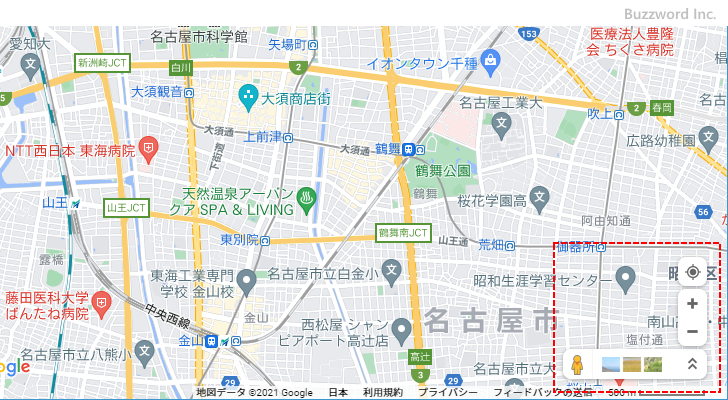 Googleマップ画面の説明(6)