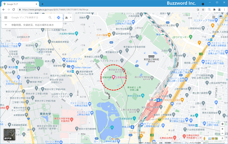 保存された場所が地図でどのように表示されるのか(3)