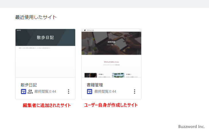 編集者のアカウントでGoogleサイトにログインする(2)