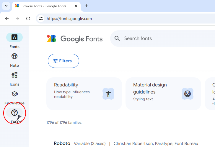 Google Fontsとは(2)