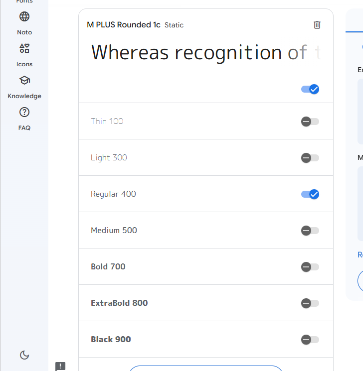 フォントをWebフォントとして使用する（静的フォントの場合）(5)