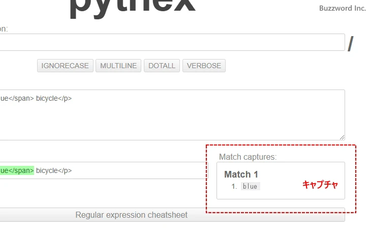 Python向け正規表現チェッカー(3)