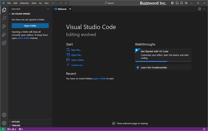 スタートメニューからVisual Studio Codeを起動する(2)