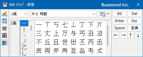 部首から漢字を探す(2)