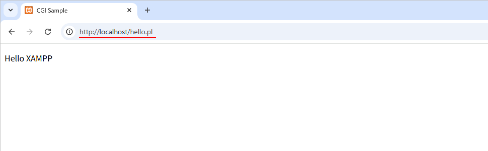 ドキュメントルートにCGIスクリプトを設置する(2)